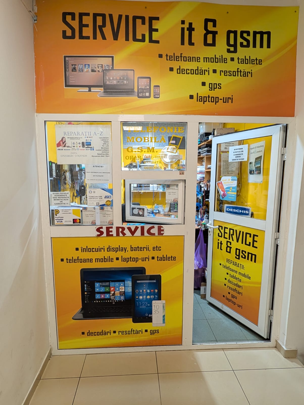 Intrare Servicii GSM BIG Manastur - Winmarkt Mănăștur